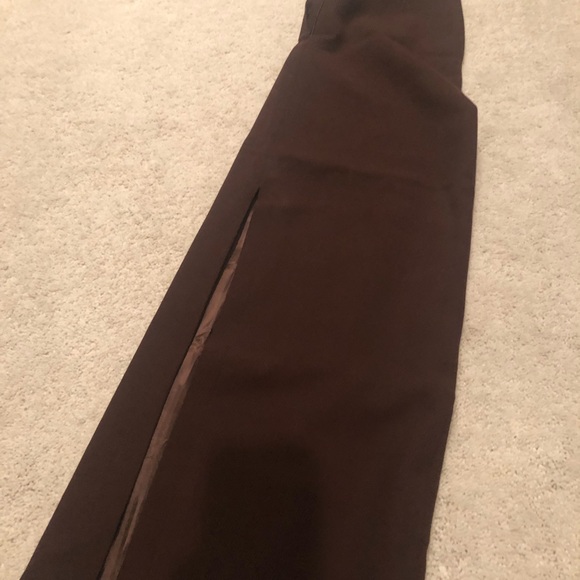 HEXE lime brown skirt - Picture 2 of 2